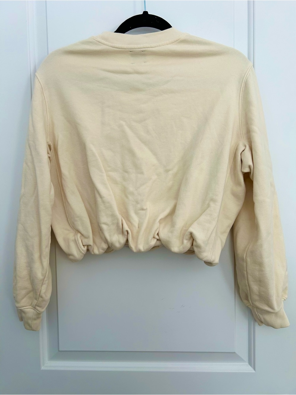 Gap Butter Yellow Cropped Sweatshirt - Picture 5 of 5